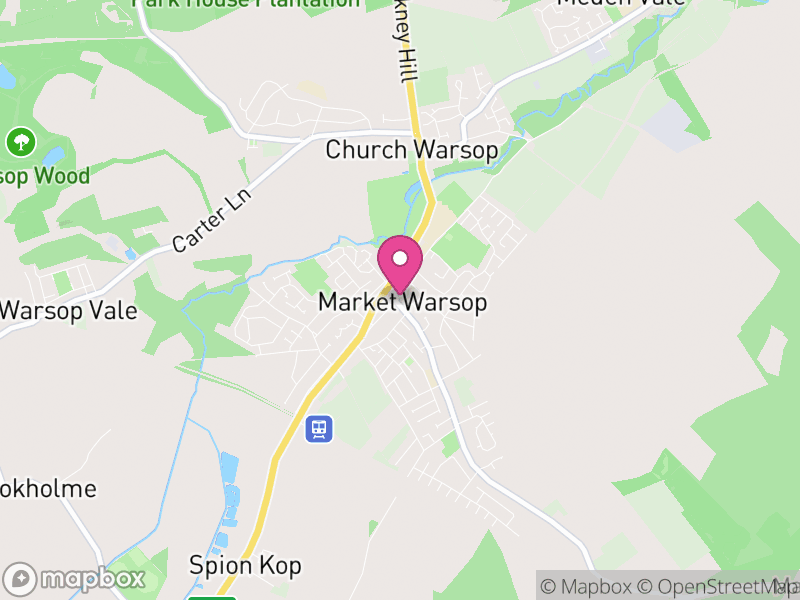 Map of Warsop Estate Agents