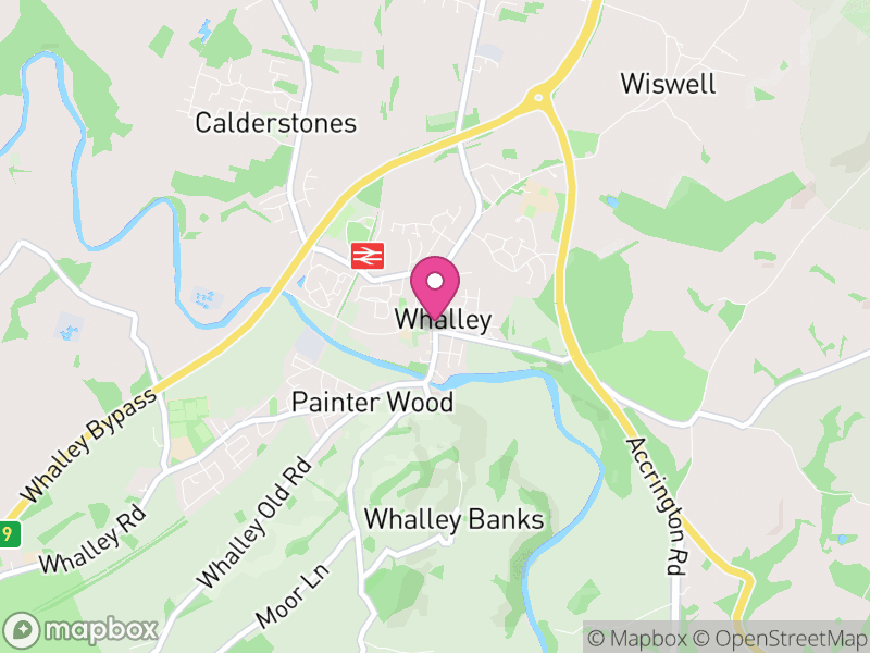 Map of Whalley Estate Agents