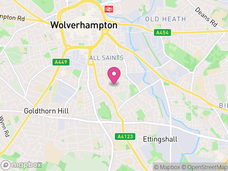 Map of WV2 Estate Agents