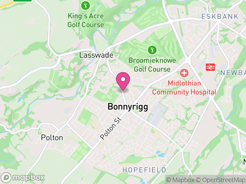 Map of Bonnyrigg Letting Agents