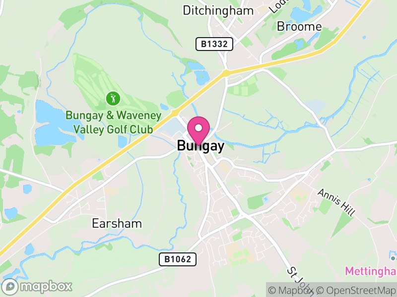 Map of Bungay Letting Agents