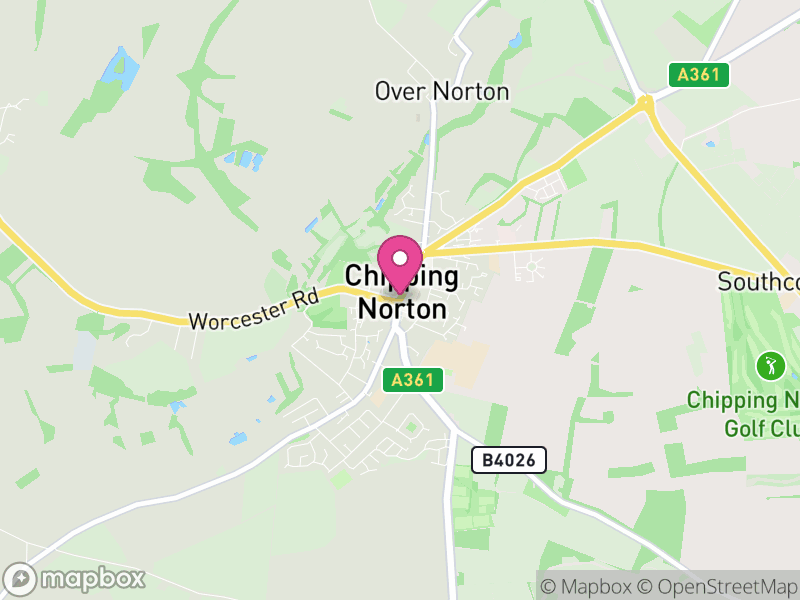 Map of Chipping Norton Letting Agents