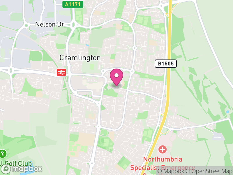 Map of Cramlington Letting Agents