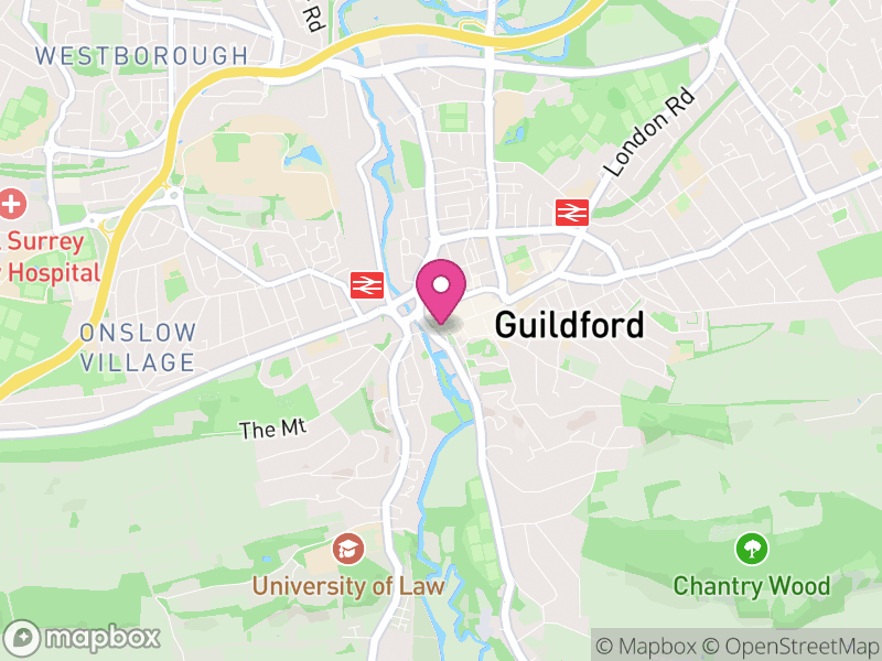 Map of Guildford Letting Agents