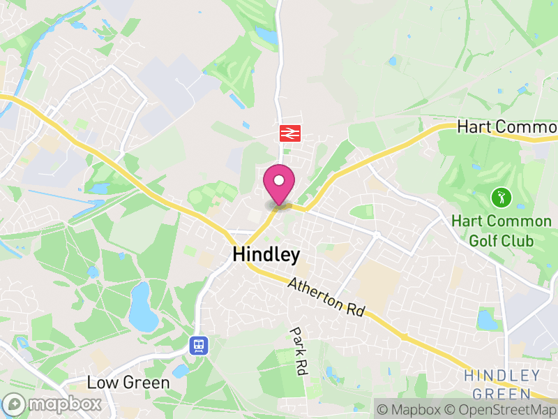 Map of Hindley Letting Agents