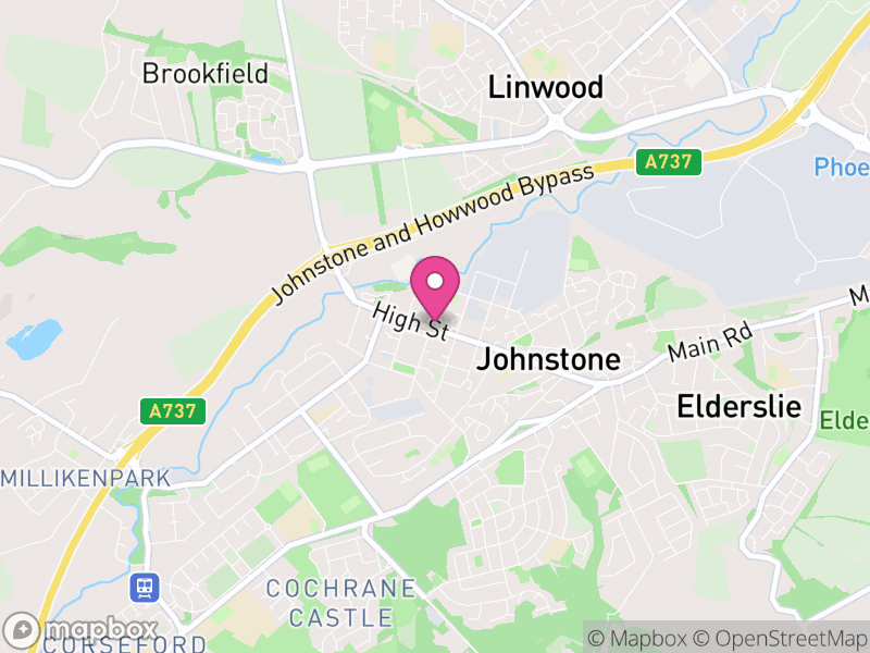 Map of Johnstone Letting Agents