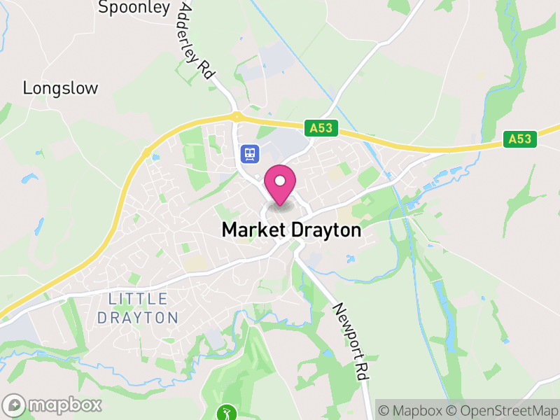 Map of Market Drayton Letting Agents