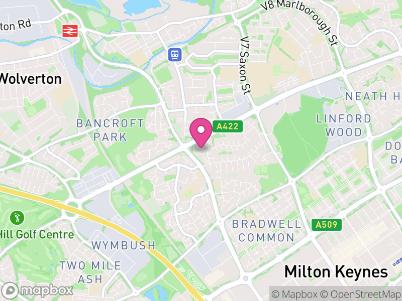 Map of MK13 Letting Agents