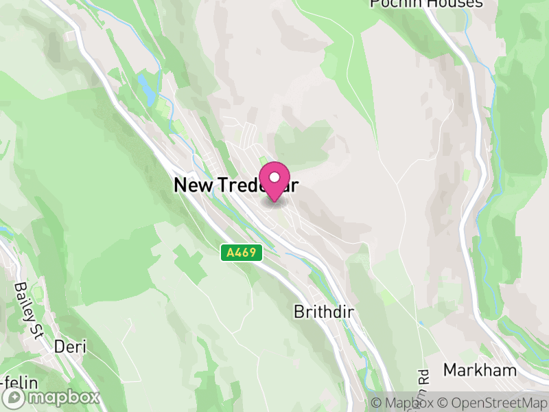 Map of New Tredegar Letting Agents