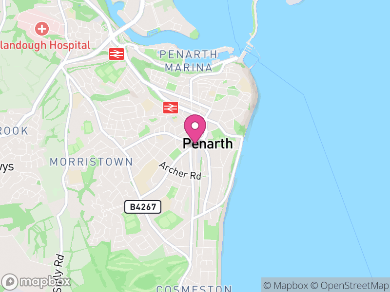 Map of Penarth Letting Agents