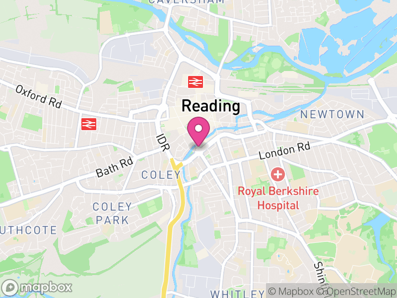 Map of Reading Letting Agents
