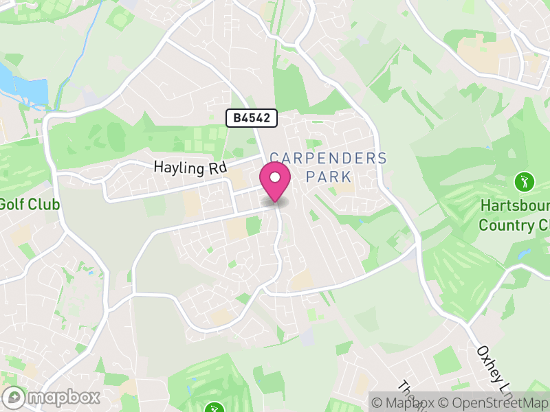 Map of South Oxhey Letting Agents