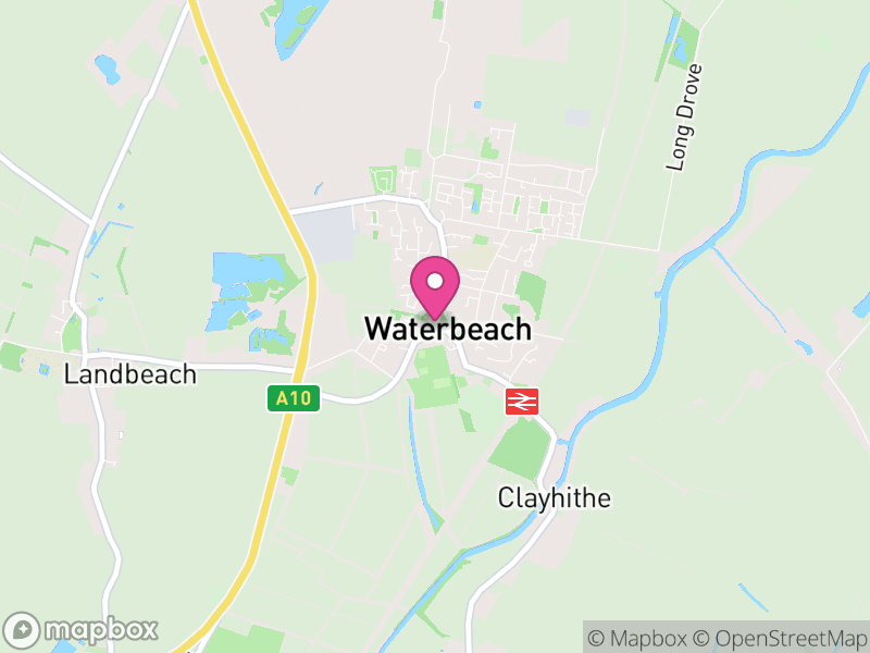Map of Waterbeach Letting Agents