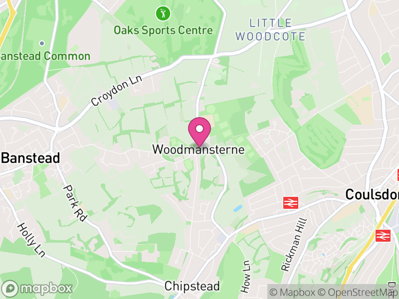 Map of Woodmansterne Letting Agents