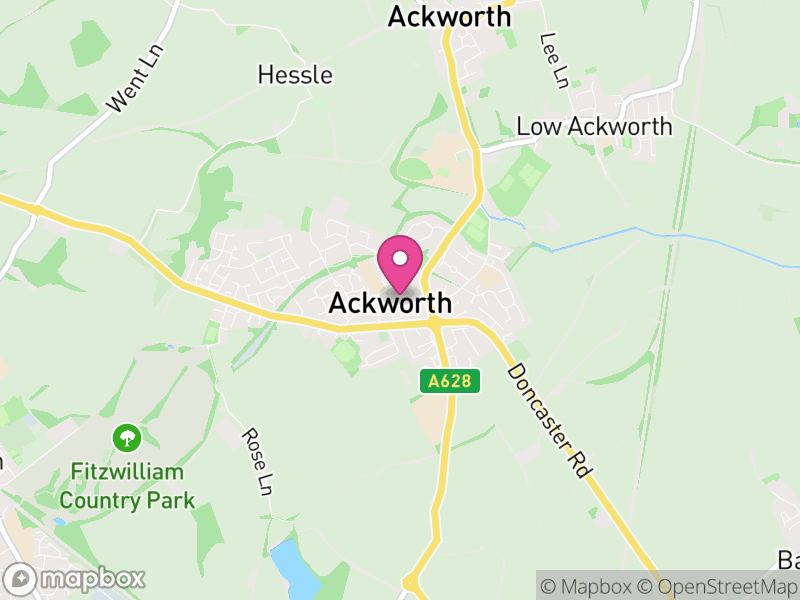 Map of properties for sale in Ackworth Moor Top