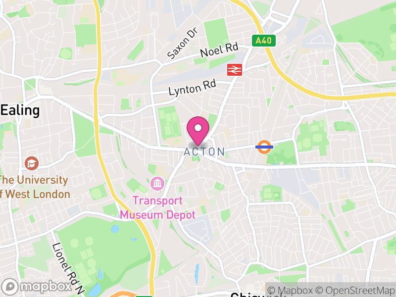 Map of properties for sale in Acton