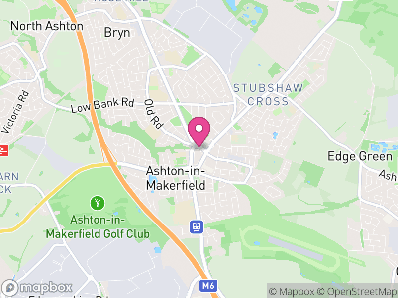 Map of properties for sale in Ashton In Makerfield