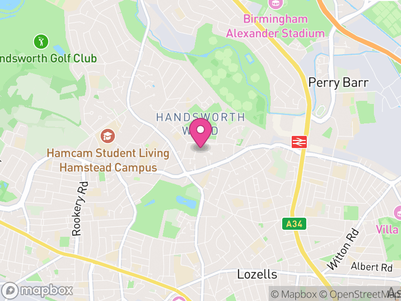 Map of properties for sale in B20