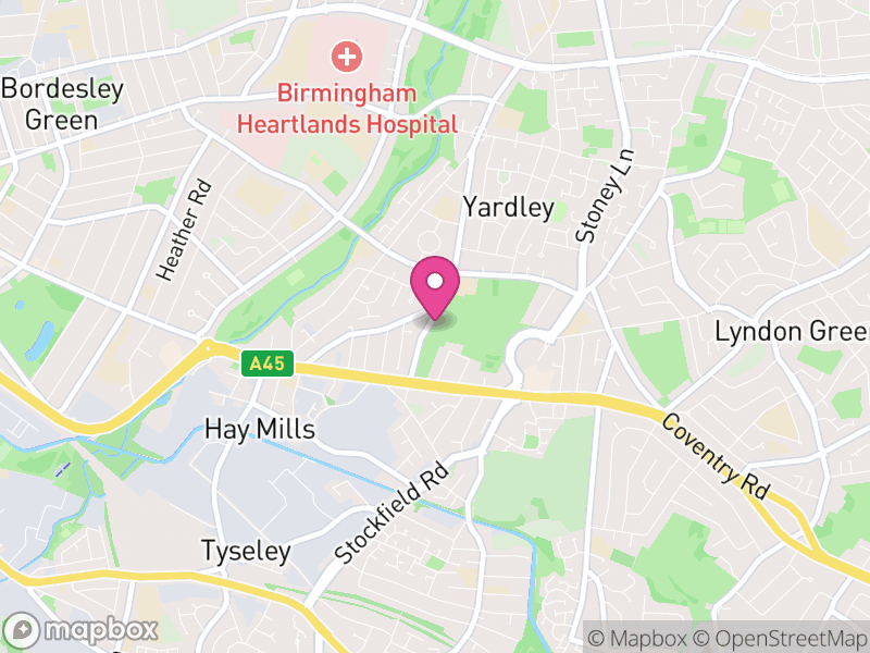 Map of properties for sale in B25