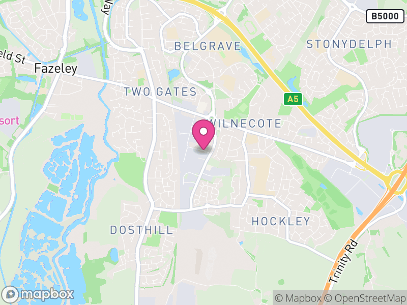 Map of properties for sale in B78