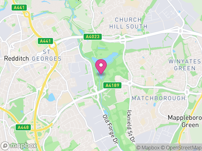 Map of properties for sale in B98