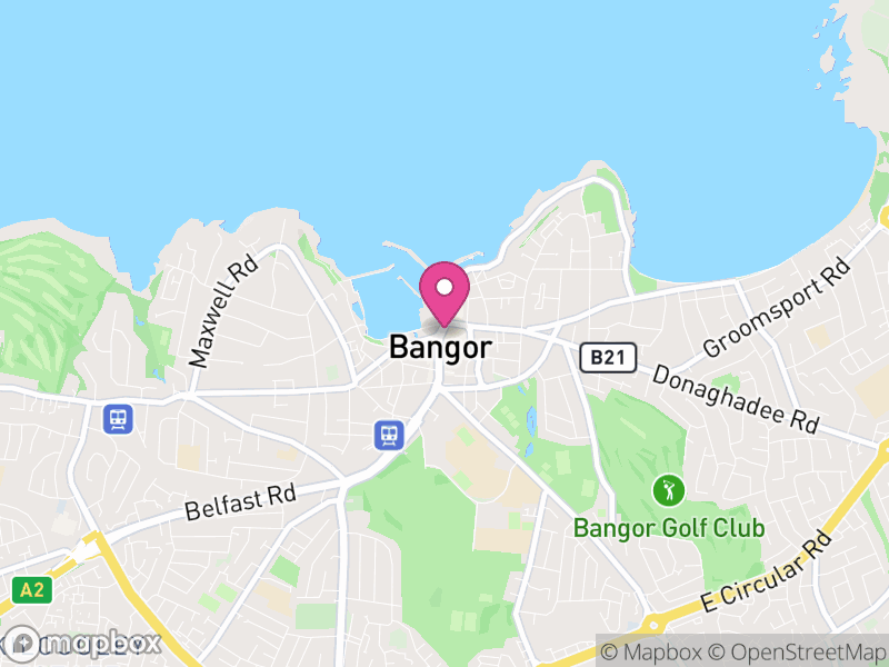 Map of properties for sale in Bangor