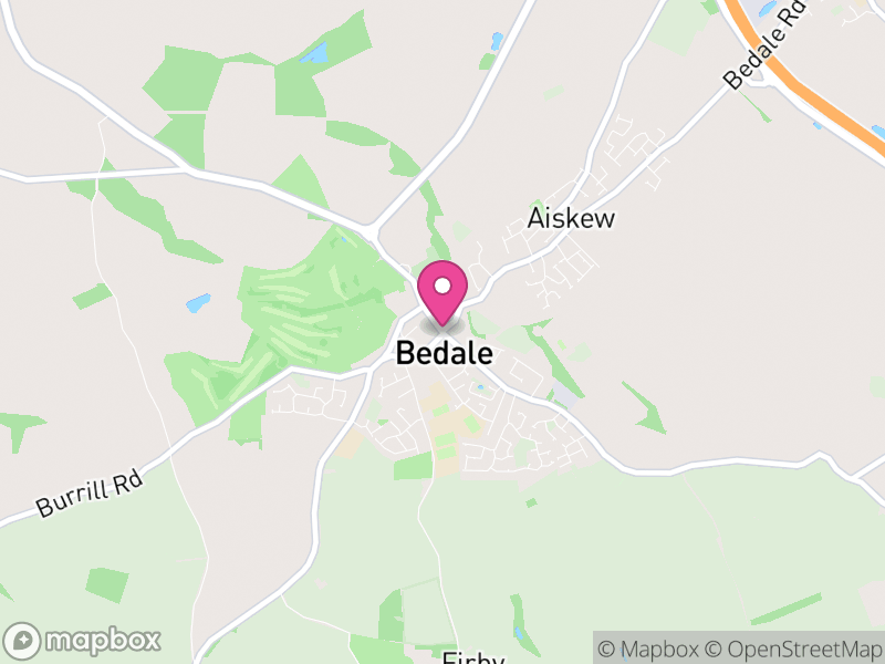 Map of properties for sale in Bedale