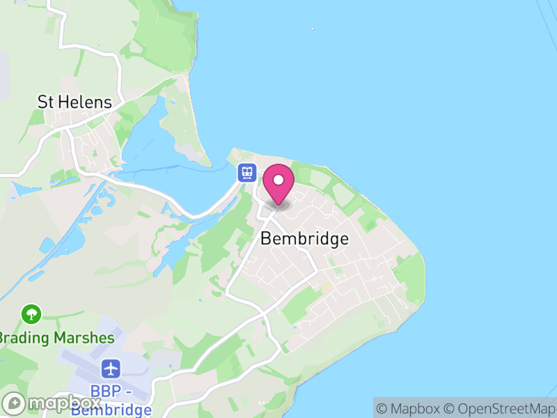 Map of properties for sale in Bembridge