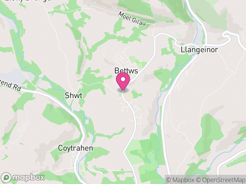 Map of properties for sale in Betwys