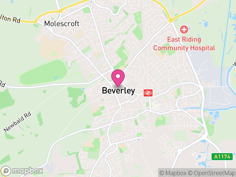Map of properties for sale in Beverley
