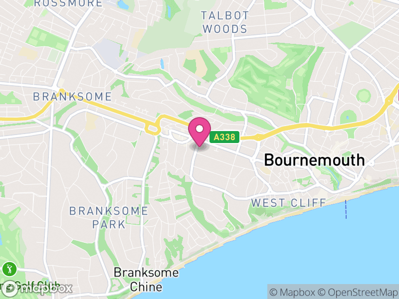 Map of properties for sale in BH4