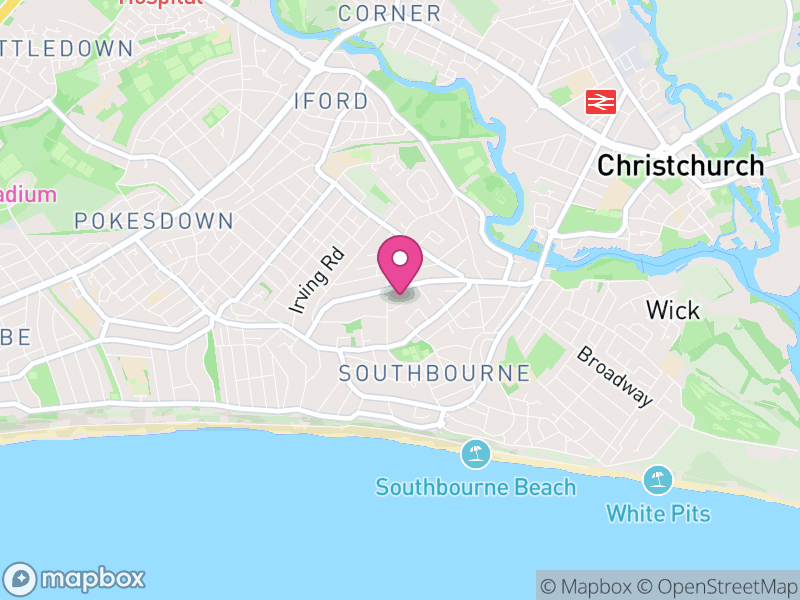 Map of properties for sale in BH6