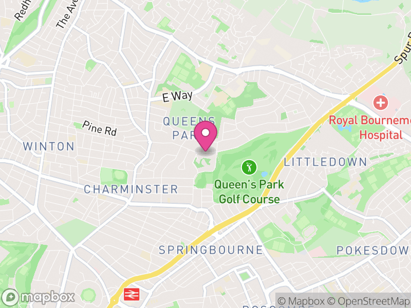 Map of properties for sale in BH8