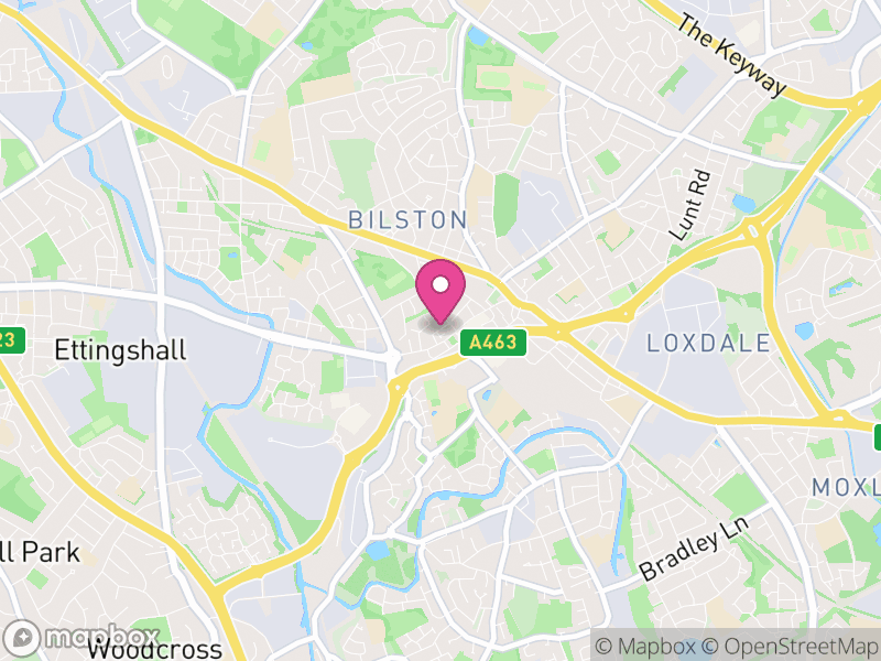 Map of properties for sale in Bilston