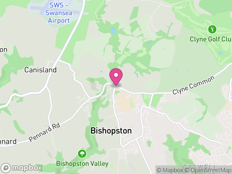 Map of properties for sale in Bishopston