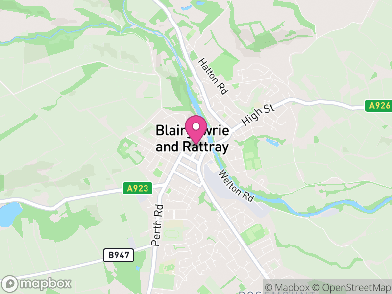 Map of properties for sale in Blairgowrie