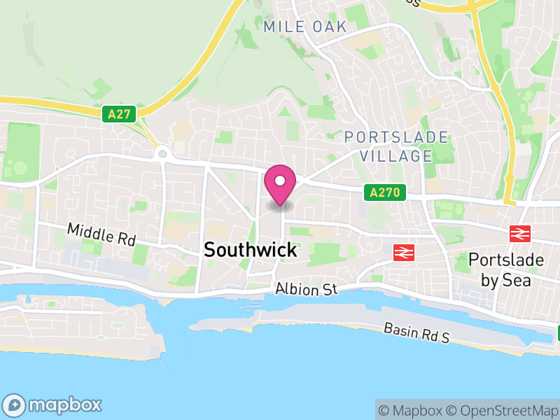 Map of properties for sale in BN42