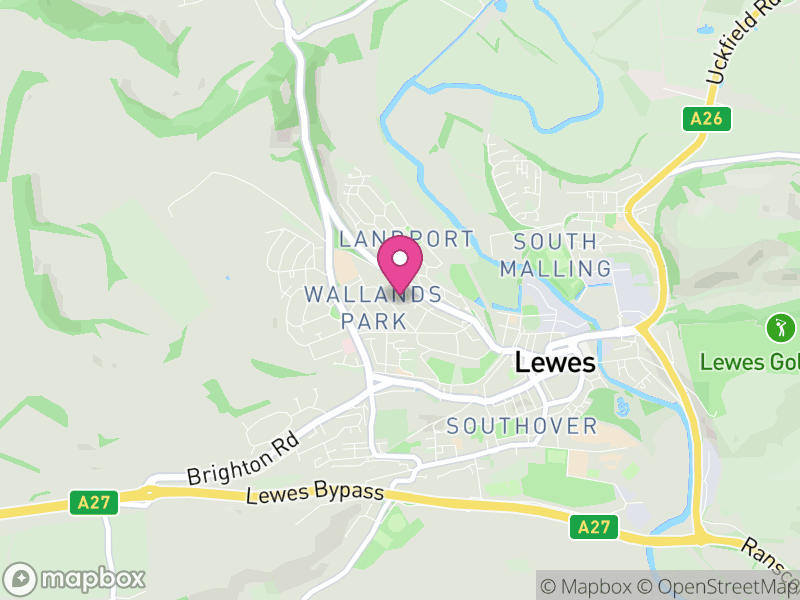 Map of properties for sale in BN7