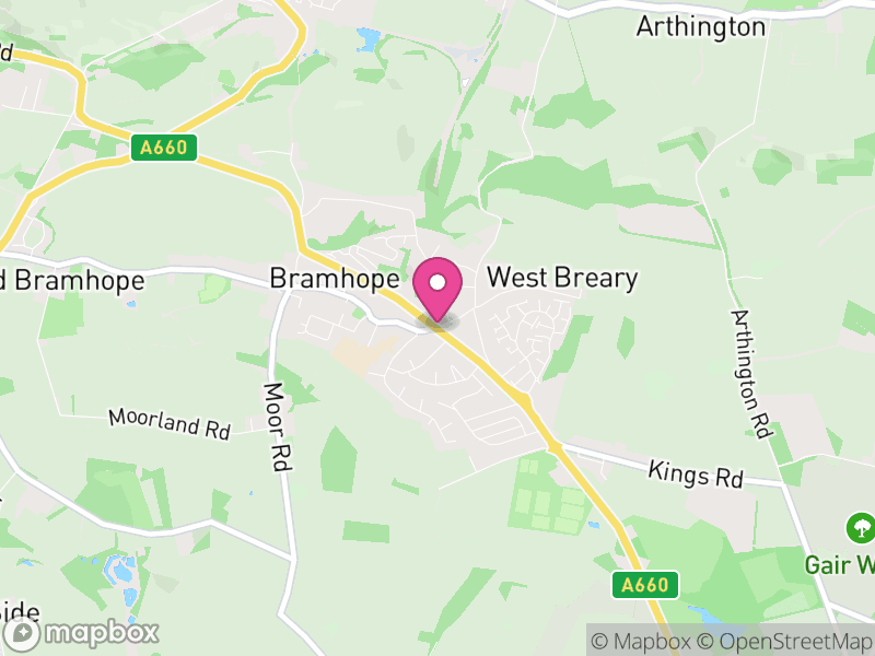 Map of properties for sale in Bramhope