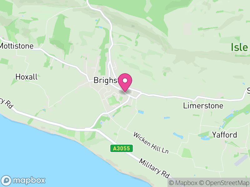 Map of properties for sale in Brighstone