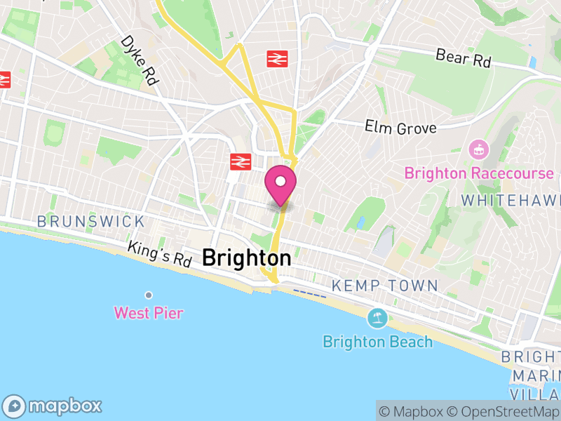 Map of properties for sale in Brighton