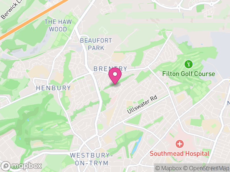 Map of properties for sale in BS10