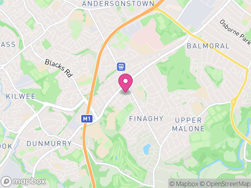 Map of properties for sale in BT10