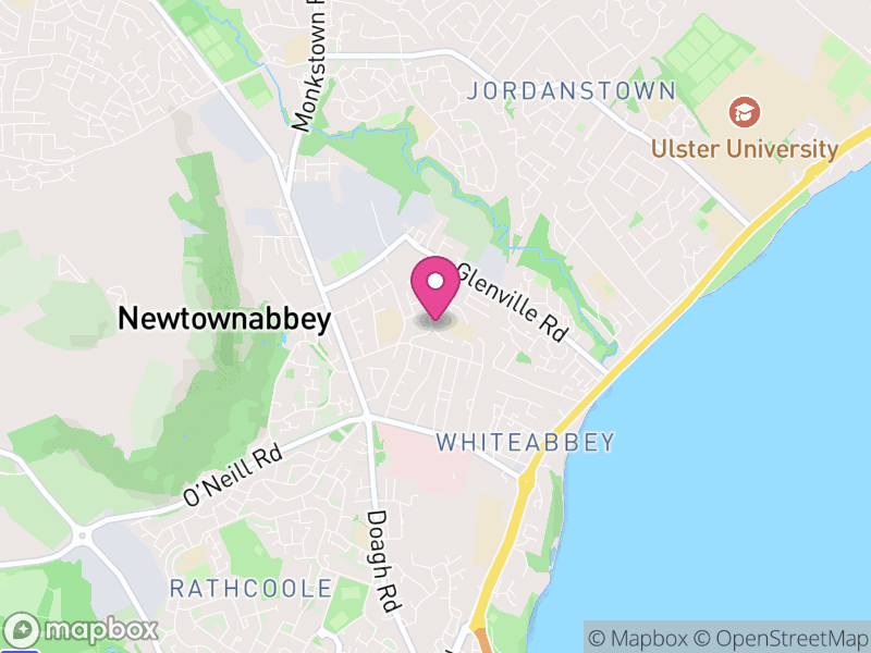 Map of properties for sale in BT37