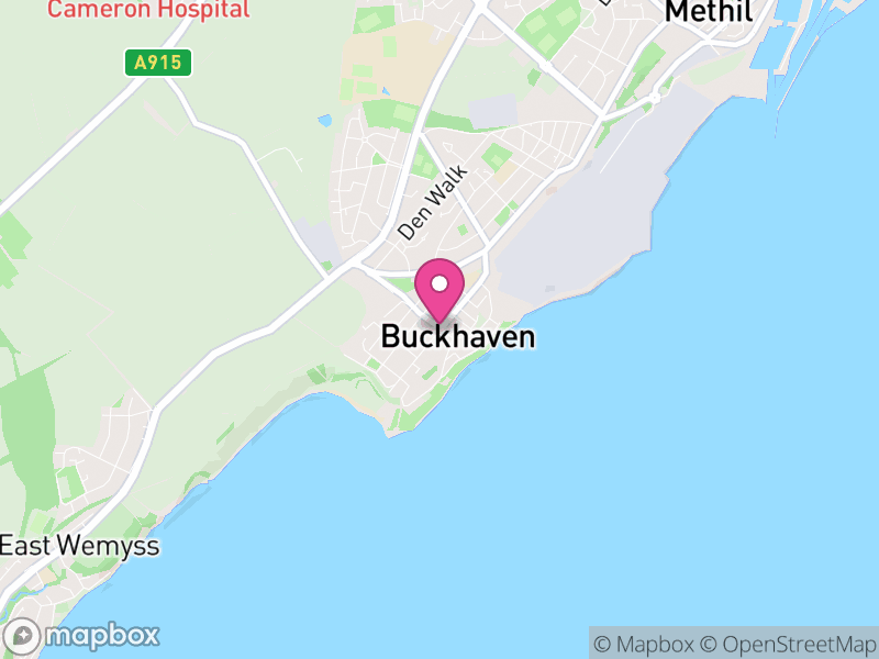 Map of properties for sale in Buckhaven