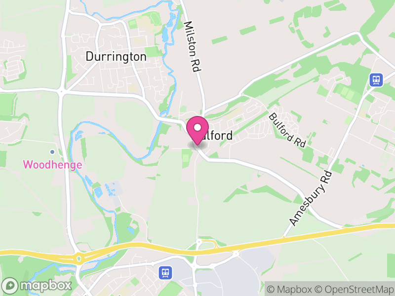 Map of properties for sale in Bulford