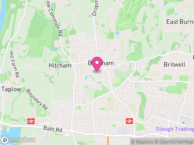 Map of properties for sale in Burnham