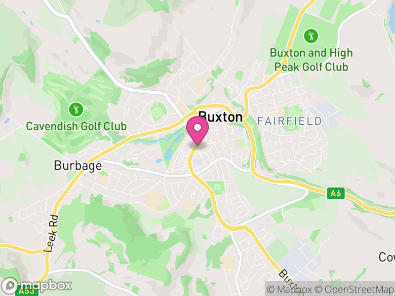 Map of properties for sale in Buxton