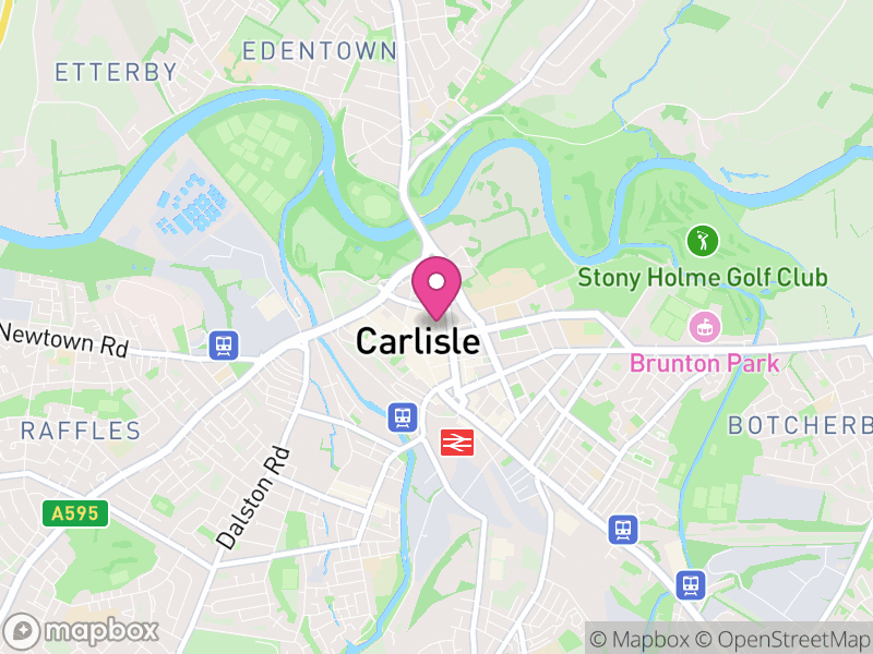 Map of properties for sale in Carlisle