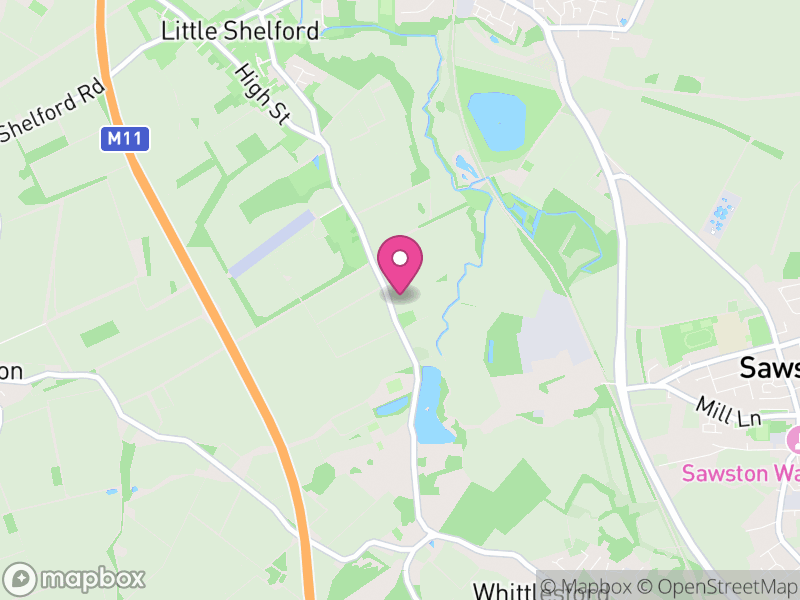 Map of properties for sale in CB22